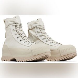Converse Cream High-Top Sneakers